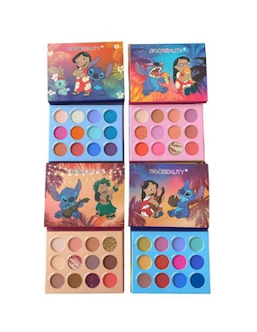 Set De Paleta De Sombras Para Ojos Favor Beauty Lilo Y Stitch Tonos