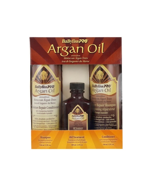 Set de tratamiento capilar Babyliss Pro Argan Oil
