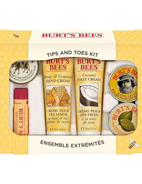Set de baño y cuerpo para suavizar Burt'S Bees 6 piezas