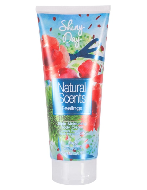 Crema para cuerpo recomendada para humectar día y noche Natural Scents para todo tipo piel