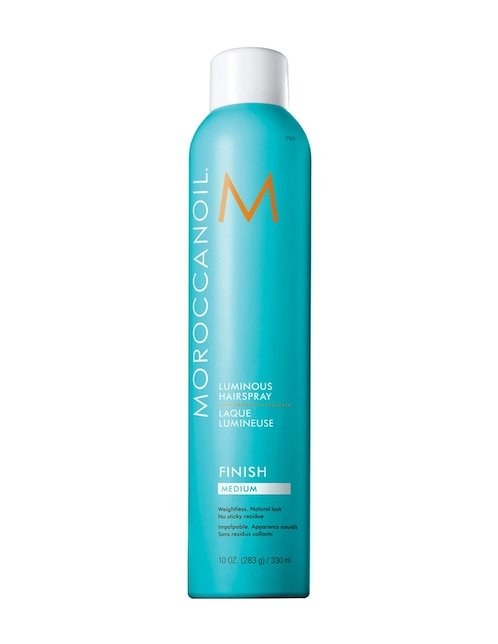 Mousse para cabello todo tipo Luminous Hairspray Moroccanoil Finish para suavizar