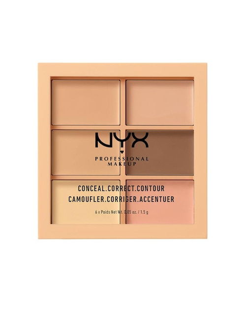 Corrector Nyx Professional Makeup Conceal Correct Contour Palette Light