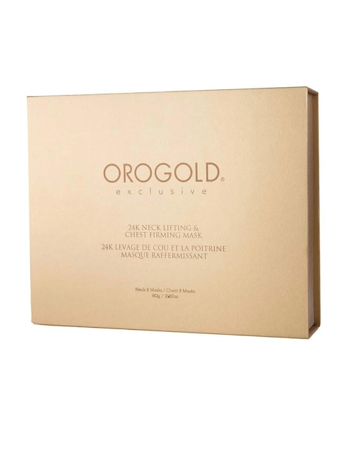 24 K Neck Lifting & Chest Firming Mask para reafirmar Orogold