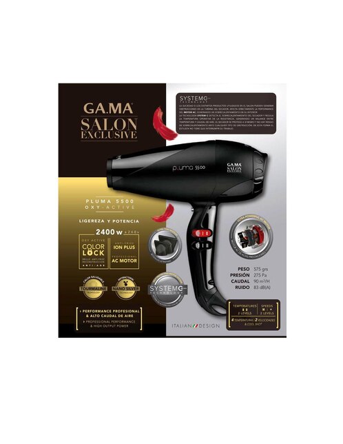 Secadora de cabello Gama Italy Pluma 5500 en Liverpool