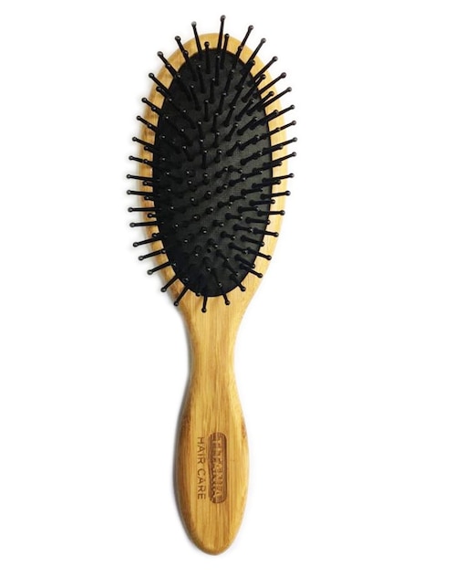 Imagen de producto Cepillo ovalado acojinado Titania madera natural de bamboo