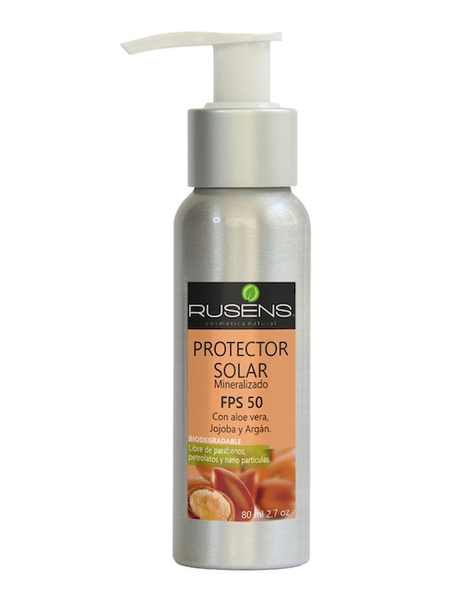 Protector solar FPS 50 mineralizado Rusens 80 ml