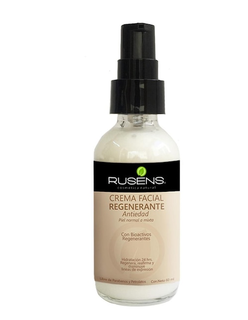 Imagen de producto Crema facial recomendada para regenerar de día y noche Rusens para todo tipo piel