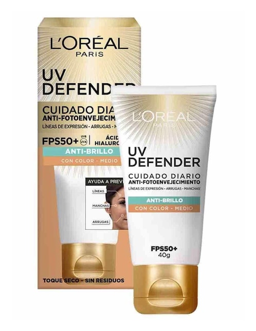 Crema facial Loreal Paris Uv Defender