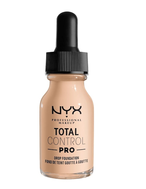 Base de maquillaje líquida Nyx Professional Makeup Total Control acabado mate