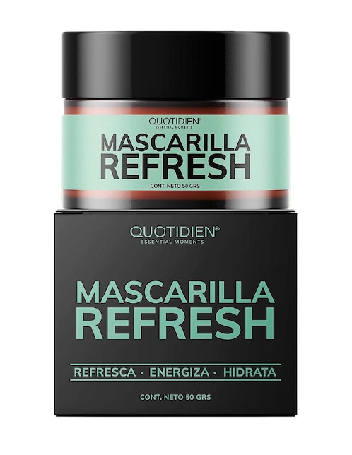 Mascarilla Refresh Hidratante con Arcillas Skin Care Facial Quotidien 50g