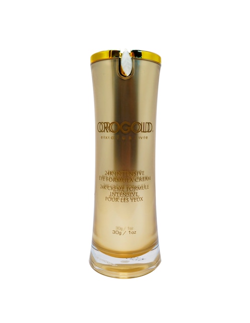 Crema para ojos recomendada para bolsas y ojeras día y noche Orogold 24K Intensive para todo tipo piel