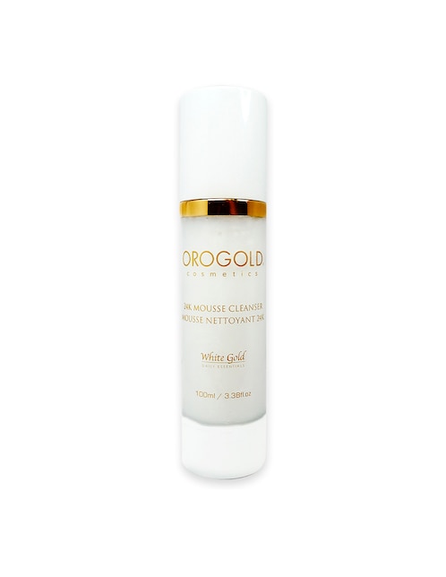 Limpiador facial Mouse cleanser 24k white Orogold White gold para desmaquillar 1