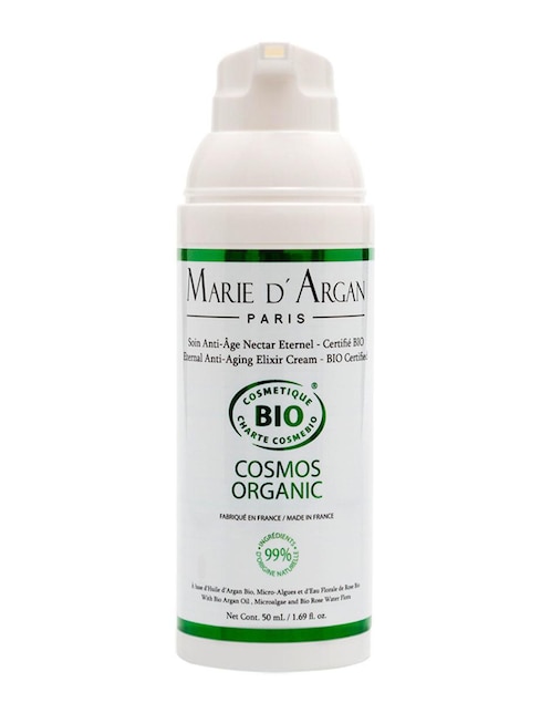 Crema facial recomendada para reafirmar día y noche Marie D' Argan Línea Orgánica para piel seca