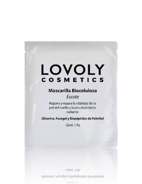 LOVOLY COSMETICS Mascarilla Facial Biocelulosa Lovoly Cosmetics Escote
