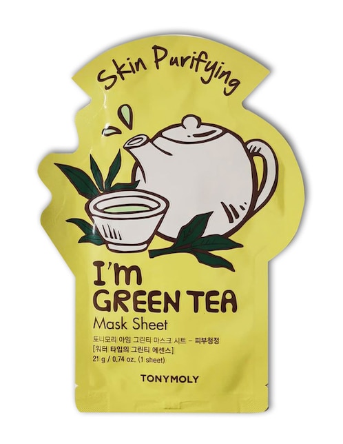 TONY MOLY Mascarilla Skin Purifying I'M Green Tea para hidratar Tony Moly