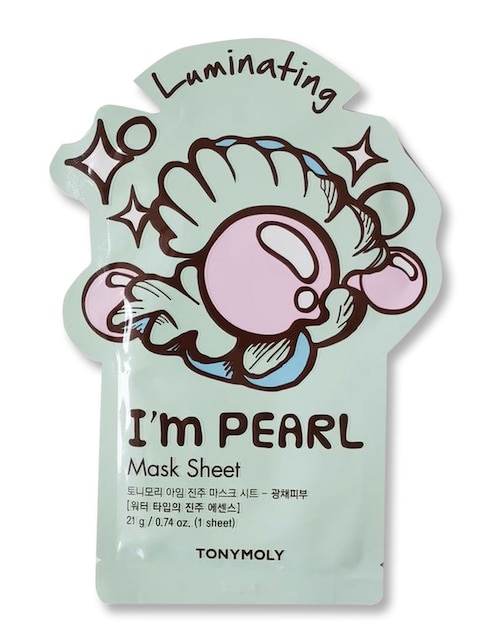 Luminating I'M Pearl Mask Sheet para prevenir signos de la edad Tony Moly