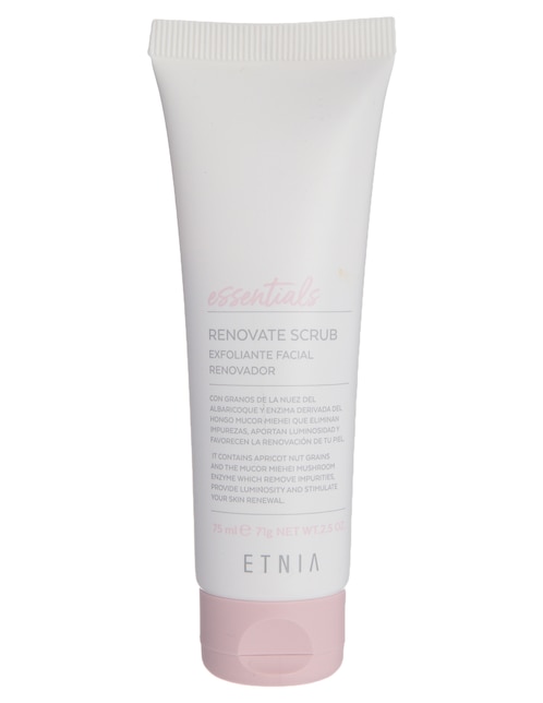 Exfoliante facial Renovate Scrub Etnia Essentials para todo tipo de piel