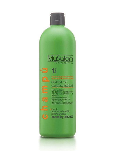 Shampoo para cabello secos y castigados Mysalon Fase 1