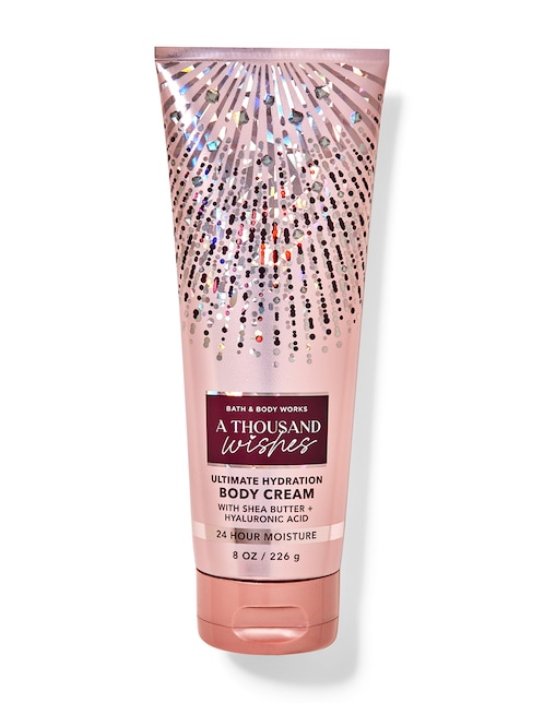 Crema para cuerpo recomendada para hidratar de día y noche Bath & Body Works A Thousand Wishes para piel normal