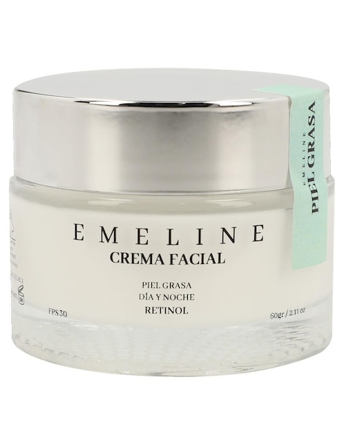 Crema facial Emeline piel grasa día y noche