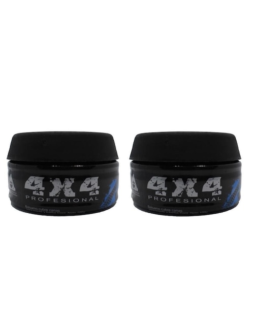 Set 2 ceras para barba y bigote 4x4 Profesional