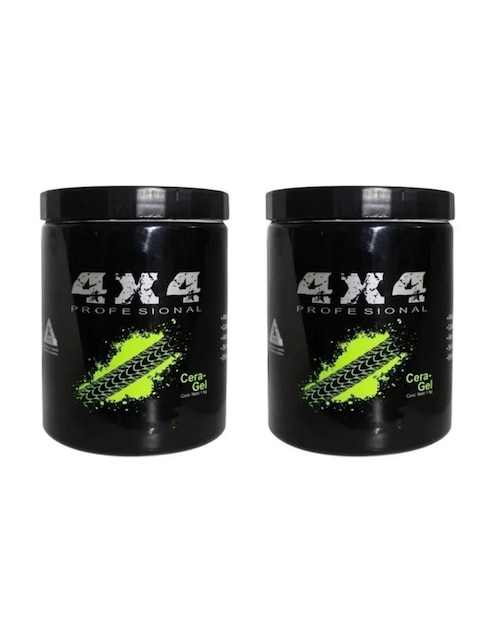 Imagen de producto Set 2 ceras-gel para cabello 4x4 Profesional