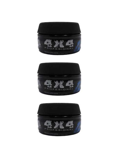 Set 3 ceras para barba y bigote 4x4 Profesional