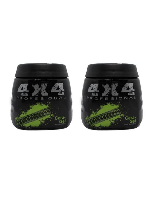 Set 2 ceras gel para cabello 4x4 Profesional