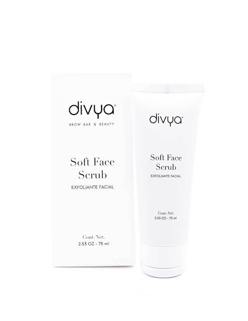 Exfoliante facial Soft face Scrub - Exfoliante Facial Divya Soft Face Scrub para todo tipo de piel