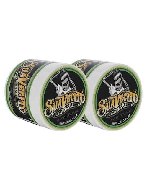 Set 2 pomadas para cabello Suavecito Pomade Matte no brillo