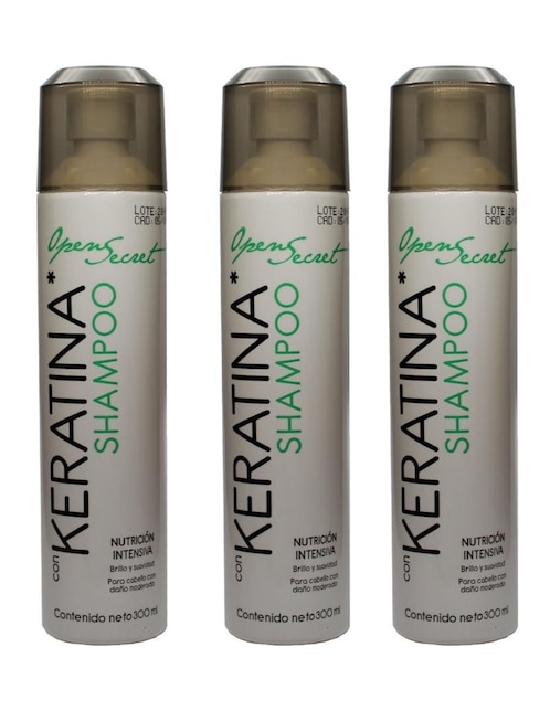 Set capilar Open Secret Keratina para todo tipo piezas Liverpool