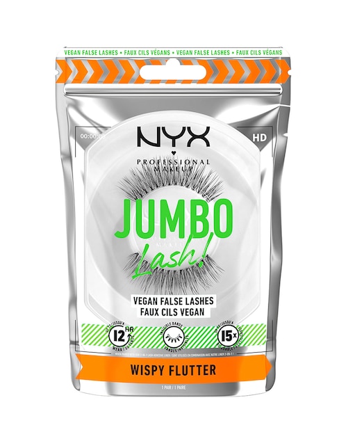 NYX JUMBO LASH ENE,NEGRO INTENSO,UNITALL