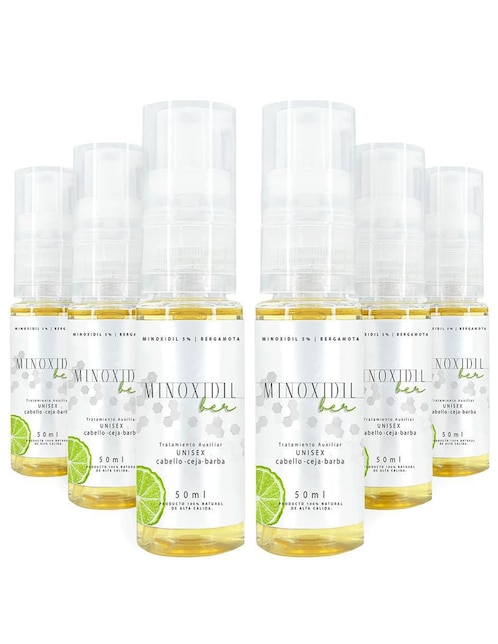 Tratamiento para barba y cabello anticaída Minoxidilber