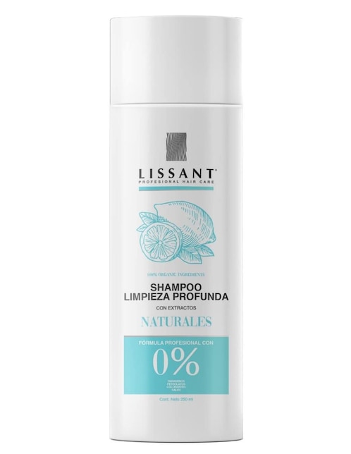 Shampoo reparador para cabello limpieza profunda Lissant Profesional Hair Care