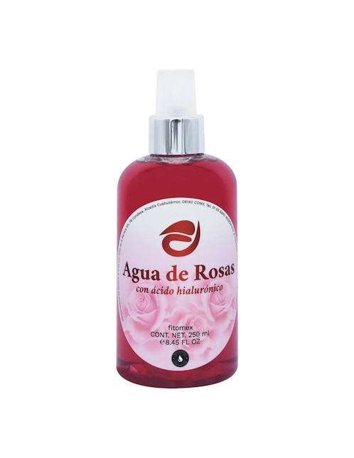 Hidratante facial Agua de Rosas con ácido hialurónico Fitomex