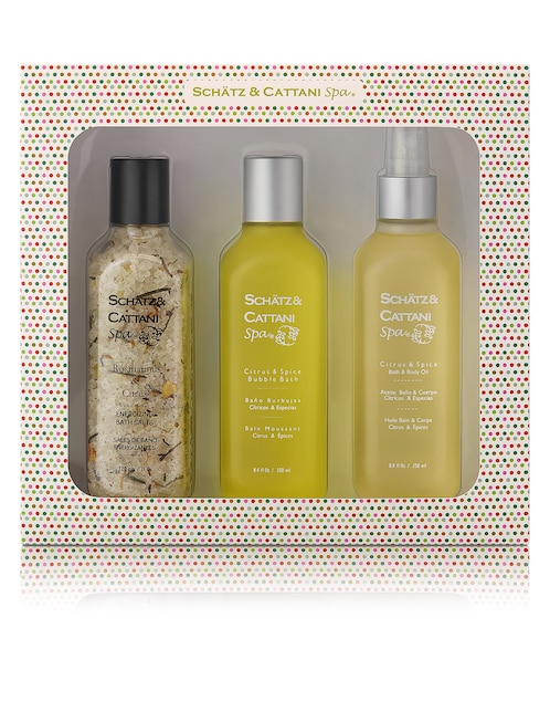 Set bath & body para revitalizar Schatz & Cattani Spa
