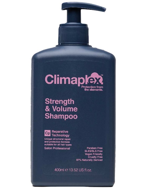 Shampoo reparador para cabello Climaplex Fuerza y volúmen