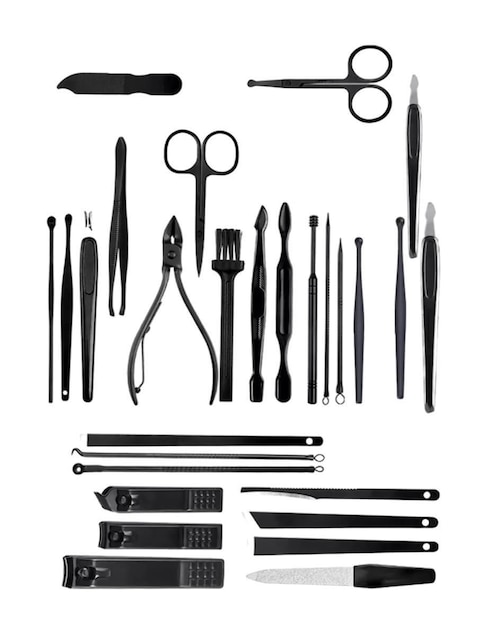 Set de manicure manual Genérica de acero