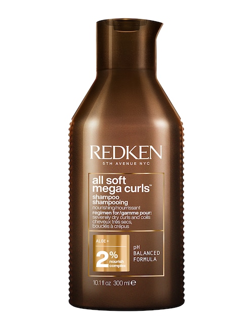Shampoo hidratante para cabello rizado Redken All Soft Mega Curls