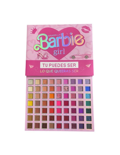 Paleta de sombras Girabella Barbie 63 tonos