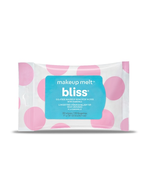 Tratamiento facial Makeup Melt Cleansing Wipes hidratante Bliss