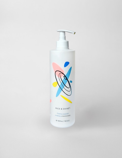 Crema para cuerpo recomendada para humectar de día y noche Rice & Shine Hidratante para todo tipo piel