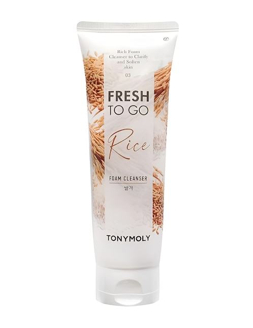 Limpiador facial aclarante de arroz Fresh To Go Tony Moly fresh To Go para purificar