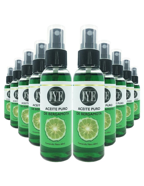 Set Aceite puro de bergamota Jye 10 botellas de 60 ml cada una