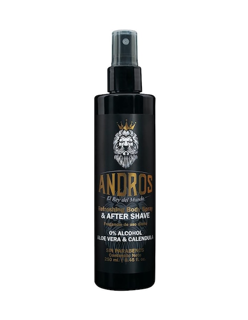 Body mist Andros Aloe Vera & Calendula para hombre