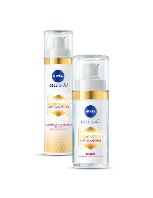 Set Nivea FPS 50 Serum Antimanchas Luminous 400 ml