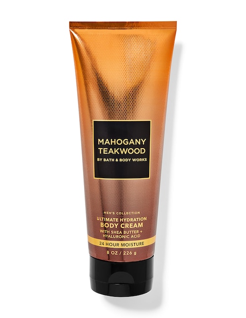 Crema para cuerpo recomendada para hidratar de día y noche Mahogany Teakwood Bath & Body works mens para todo tipo piel