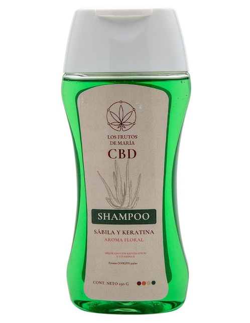Shampoo para cabello Sábila y Keratina Los Frutos De María 250 g