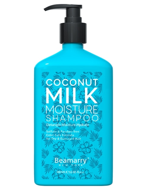 Shampoo hidratante para cabello de leche de coco Beamarry