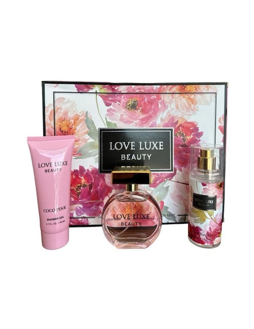 Set de fragancia Love Luxe Beauty Coco Pink para mujer